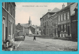 * Chatelineau - Chatelet (Hainaut - La Wallonie) * Rue De La Vallée, Animée, Brasserie, Café, Unique, TOP, église - Chatelet