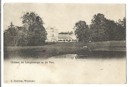 Belgique  -   Waremme  -  Chateau  De  Longchamps  Vu Du Parc - Waremme