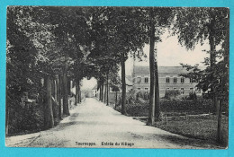 * Dworp - Tourneppe (Beersel - Vlaams Brabant) * (V.V.K.) Entrée Du Village, Allée, Ingang Dorp, Old, Rare, TOP - Beersel