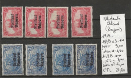 TIMBRE D ALLEMAGNE ALTDEUTSCHLAND BAYERN 1919 N148 B**MNH X3.IDEM*.149 B X2.IDEM X2*   COTE 21.80  € - Postfris