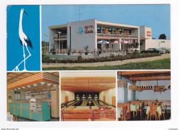 Yougoslavie Motel CARDA Hôtel Gostinsko Podjetje Zvezda Murska Sobota BOWLING Autos OPEL Bar Et Extérieur - Yougoslavie