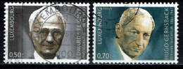 Luxembourg 2004 - YT 1582/1583 - Famous Persons, H. Steichen, H. Gernsback - Used Stamps