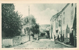 St Alban Les Eaux * La Grande Rue Et La Villa Jeanne D'arc * Villageois - Sonstige & Ohne Zuordnung