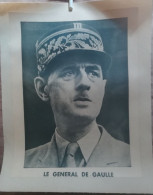 Affiche Libération WWII WW2 Propagande De Gaulle - 1939-45