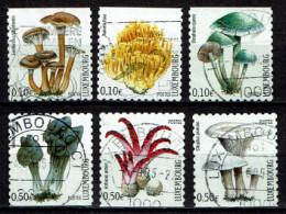 Luxembourg 2004 - YT 1576/1581 - Flore, Flora, Champignons, Mushrooms, Pilze - Oblitérés