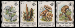 Äußere Seychellen 1985 - Mi-Nr. 92-95 ** - MNH - Pilze / Mushrooms - Seychelles (1976-...)