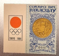 PARAGUAY, Jeux Olympiques TOKYO 1964.Yvert N°780 Avec Logo.(MEDAILLE STROESSNER) Sans Charniere **(MNH) Theme Secondaire - Estate 1964: Tokio