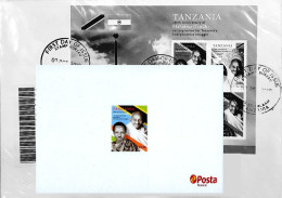 TANZANI 2019 - 150th Birth Anniversary Of Mahatma Gandhi - "DELUXE PROOF" CARD - 2, As Per Scan - Tanzania (1964-...)