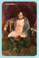 CP Personnages Militaires  -  Portrait De Napoléon Bonaparte Par Delaroche - Illustrateur Paul Heckscher - Hommes Politiques & Militaires