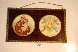 C129 Ancien Tableau - Souvenir De N.D. De Bonsecours - Religion - Obj. 'Souvenir De'