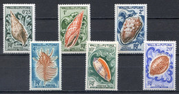 Réf 79 < WALLIS & FUTUNA < Yvert N° 162 à 167 * Neuf Ch * MH < Cote 25.00 € < Coquillages Coquillage - Unused Stamps
