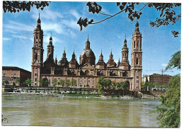 EL PÌLAR Y RIO EBRO / THE EBRO RIVER AND THE PILAR.-.  ZARAGOZA.- ( ESPAÑA ) - Zaragoza