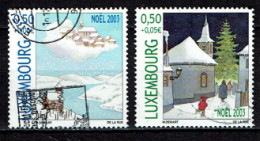 Luxembourg 2003 - YT 1570/1570 - Noël, Eglise, Chapelle, Christmas, Weihnachten - Used Stamps