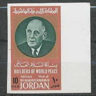 JORDANIE: De GAULLE  Yvert N°564 Non Dentelé Imperforate. Neuf Sans Charniere ** (MNH) - De Gaulle (Generaal)