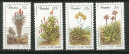 Transkei ** N° 185 à 188 - Aloès En Fleurs - Transkei