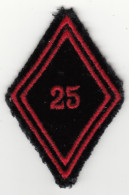 Insigne Losange De Bras Du 25e Bataillon Du Génie De L'Air  - Ecussons Tissu