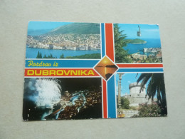 Dubrovnik - Multi-vues - 1107 - Editions Privredni Vjesnik - Année 1980 - - Yougoslavie