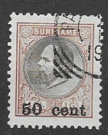 Suriname 1900, NVPH 40 Gebruikt Kw 185 EUR (SN 1269) - Suriname ... - 1975