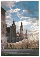 MURALLAS ROMANAS, SAN JUAN DE LOS PANETES Y BASILICA DEL PILAR.-  ZARAGOZA.- ( ESPAÑA ) - Zaragoza