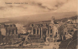 Taormina - Eruzione Dell ' Etna - ( Volcano Volcan Ruines Romaines Vestiges ) - Altri & Non Classificati