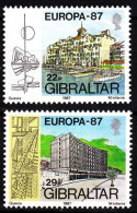 GIBRALTAR 1987 EUROPA: Architecture. Complete Set, MNH - 1987