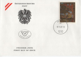 Austria Osterreich 1987 FDC Das Zeitalter Kaiser Franz Josephs, The Age Of Emperor Franz Joseph, Canceled In Wien - FDC