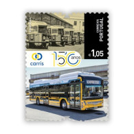 Portugal ** & CARRIS, 150 Years Of Public Transport In Lisbon 2023 (4666673) - Bus