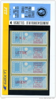 A29287)Frankreich ATM 6**, 4 Marken Im Blister - 1985 Papier « Carrier »