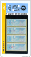 A29288)Frankreich ATM 6**, 4 Marken Im Blister - 1985 Carta « Carrier »