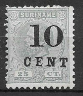 Suriname 1898, NVPH 32D Type 1 MNG Kw 15 EUR (SN 1285) - Suriname ... - 1975