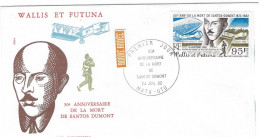 WALLIS ET FUTUNA FDC De 1982 50ieme Anniversaire De La Mort De Santos Dumont - Covers & Documents