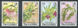 Gambie ** N° 845 à 848 - Orchidées - Gambia (1965-...)