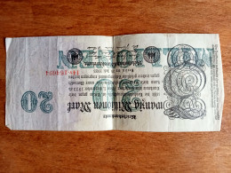 Billet De 20 Reichsbanknote  De 1923 - Verzamelingen