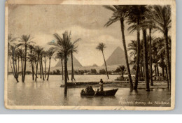 EGYPT - Pyramiden Während Des Nilhochwassers, Lehnert & Landrock, Druckstellen - Pyramiden