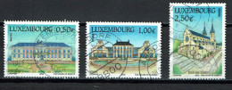 Luxembourg 2003 - YT 1551/1553 - Tourisme, Tourism - Maison De Soins, Château De Mamer, Église Saint-Joseph - Used Stamps