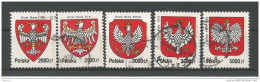 A01396)Polen 3420 - 3424 Gest. - Gebraucht
