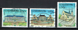Luxembourg 2003 - YT 1551/1553 - Tourisme, Tourism - Maison De Soins, Château De Mamer, Église Saint-Joseph - Oblitérés