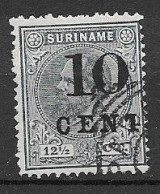 Suriname 1898, NVPH 29f Gebruikt Kw 35 EUR (SN 1291) - Suriname ... - 1975