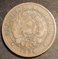 ARGENTINE - ARGENTINA - 2 CENTAVOS 1884 - KM 33 - Argentine