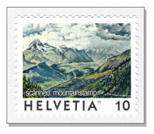 Switzerland 1998 Mountains Berge Simplon Pass Aletschhorn MNH ** - Unused Stamps