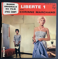 1961 - EP 45T B.O Film "Liberté 1" - Musique C.Mansart & G.M'Bow Avec Corinne Marchand - Philips 432 778 - Musique De Films