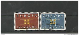 A05676)Island 373 - 374 Gest., Cept - Used Stamps