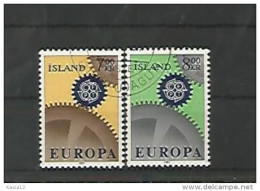 A05688)Island 409 - 410 Gest., Cept - Used Stamps