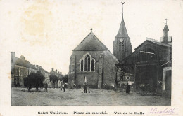 Saint Valerien Place Du Marche Vue De La Halle - Saint Valerien