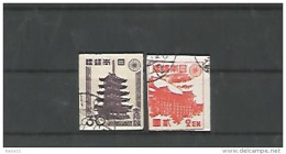A06233)Japan 352 B + 356 Gest. - Used Stamps