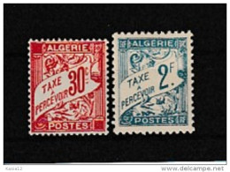 A07591)Algerien P 25 - 26* - Timbres-taxe