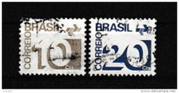 A07764)Brasilien 1342 - 1343 Gest. - Gebraucht