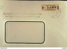 Fern-Bf Mit ZKD-Streifen Lfd.Nr: =J 546908= Vom 11.12.59 Abs: Staatl. Kreiskontor Ludwigslust Nach Eisenach Knr: 23 J - Covers & Documents