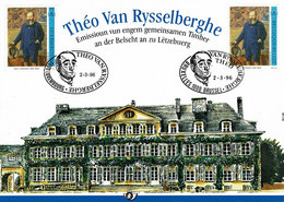 Lux. / Belg. 1996 - Carte Souvenir - Emile Mayrisch - Yv. 1339, Mi 1389 (2 Scans) - Commemoration Cards