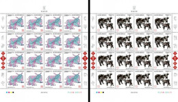 Guinea Bissau 2020, Year Of The Ox, 2sheetlets - Astrologie
